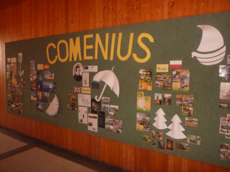 Nástěnky projektu COMENIUS